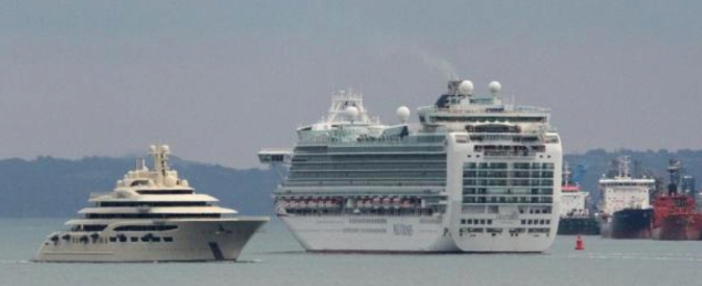 One-of-worlds-biggest-superyachts-arrives-on-South-Coast