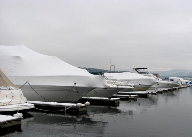 Boat Shrink Wrapping